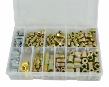 Assorted Brake Pipe Nuts & Connectors (186)